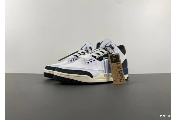 HV8571-100 Retro  Maniére 3 HV8571-100 OG A SP Ma Jordan  Blue”  “Diffused 0321
